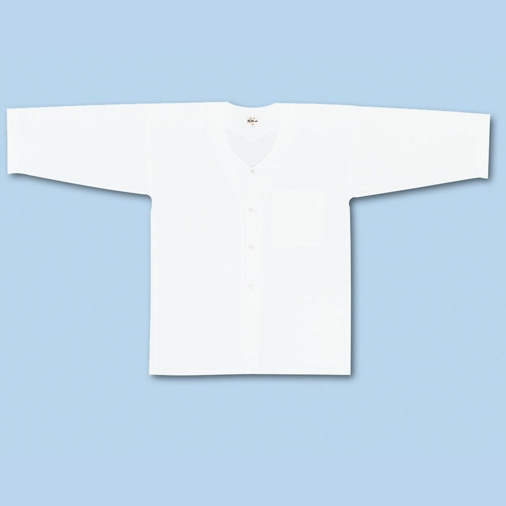 江戸一　ダボシャツ　晒（白）