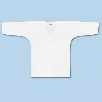 鯉口シャツ 晒 肩当付