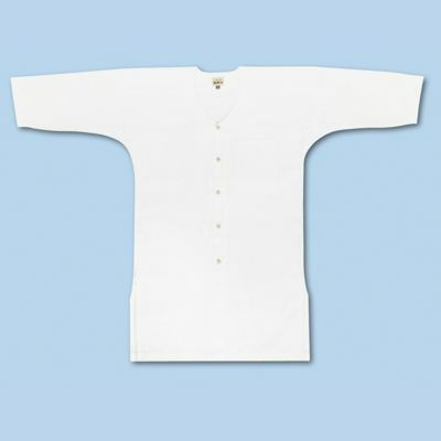 鯉口シャツ 晒 半長尺