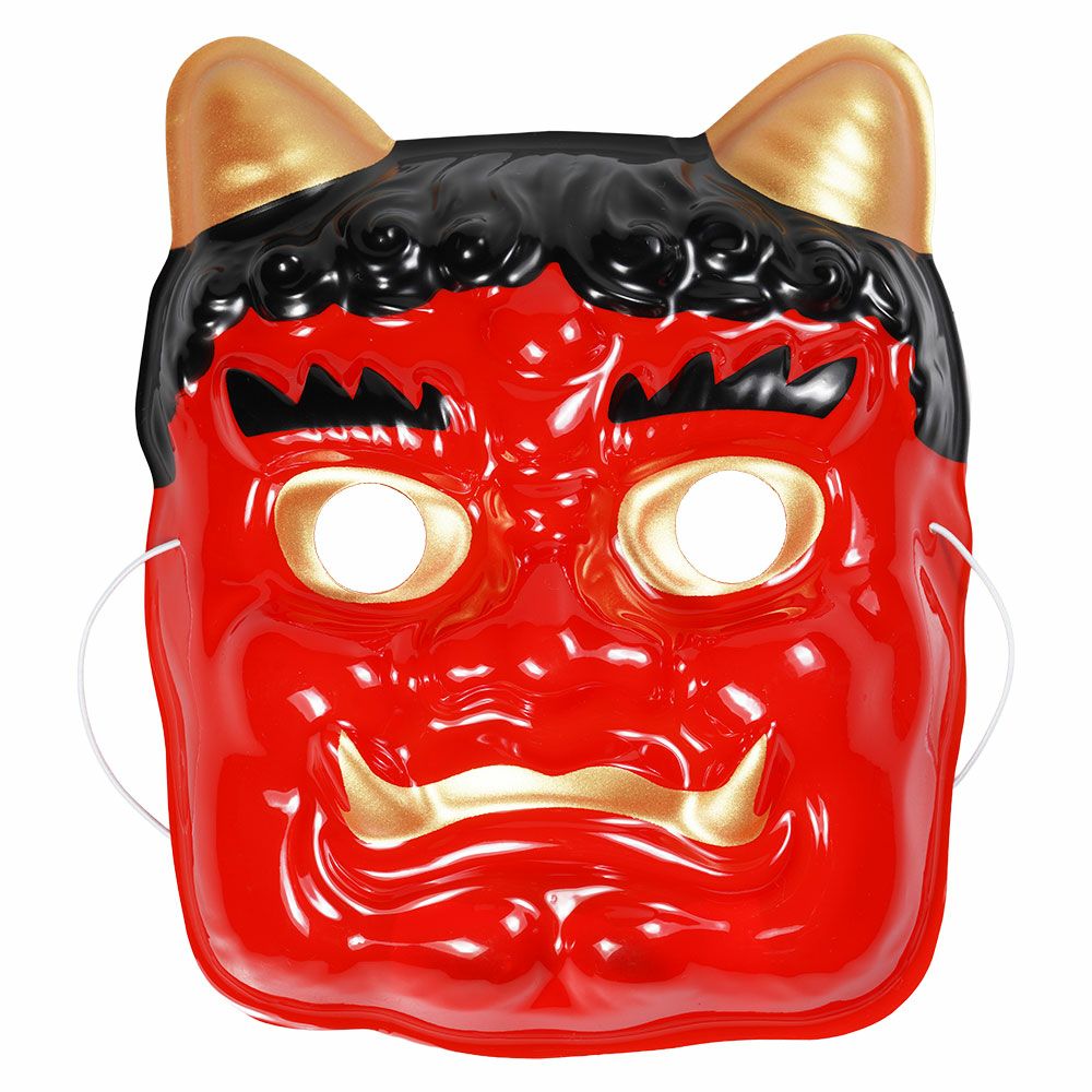 お面 緑鬼 塩化ビニル製 祭り用品専門店の祭すみたや