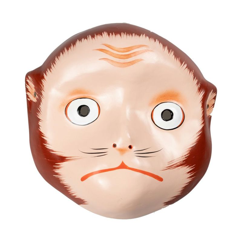高級お面　子供用　猿　張子製