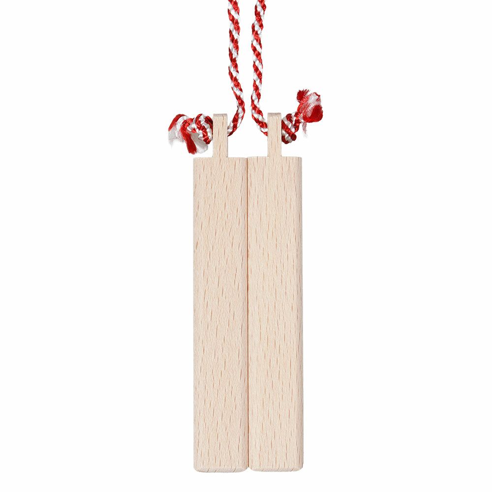 拍子木（ひょうしぎ）　素材：ブナ　長さ：8cm