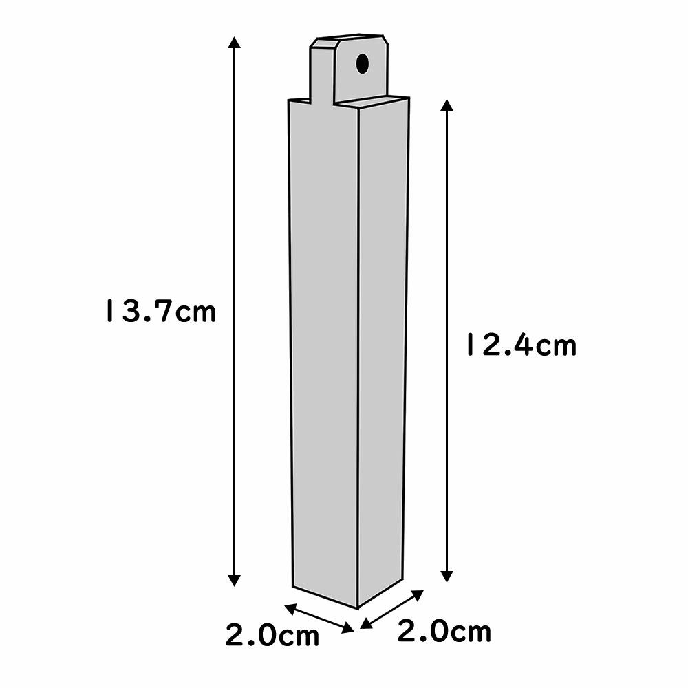 拍子木（ひょうしぎ）　素材：ブナ　長さ：13.5cm