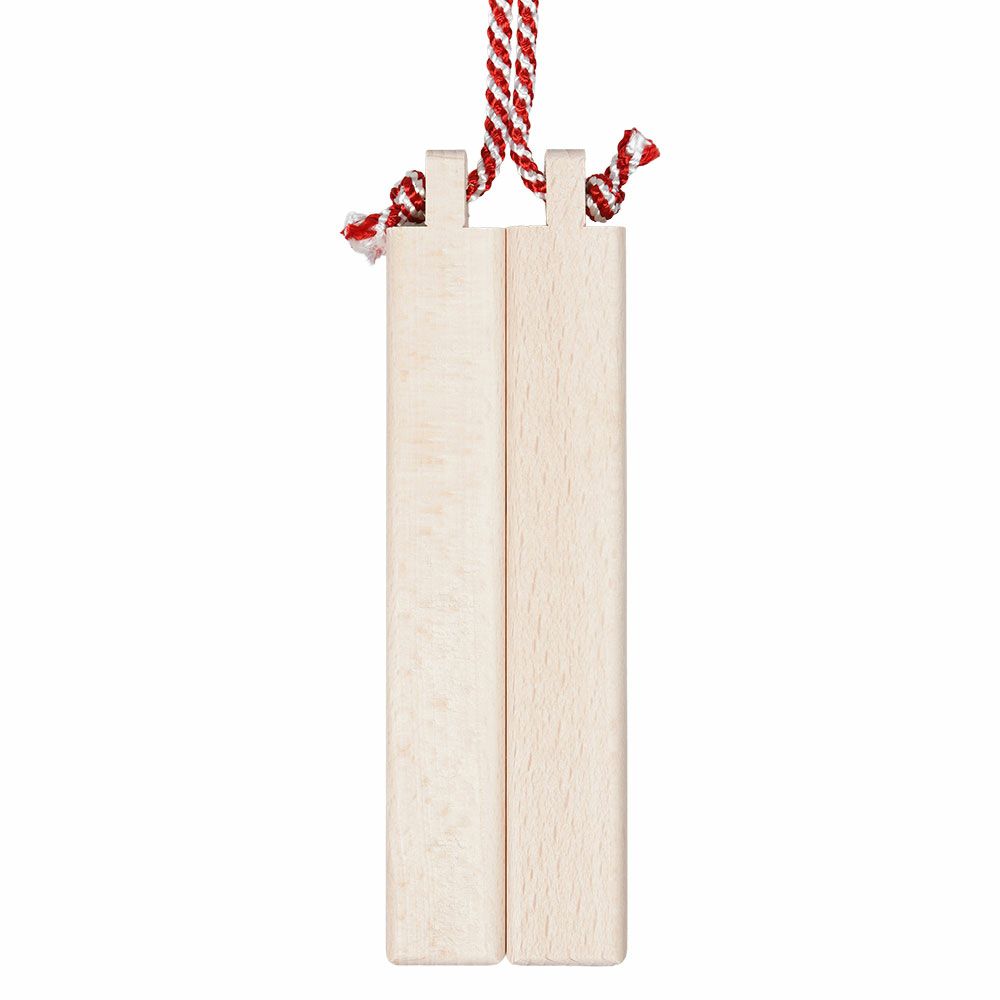 拍子木（ひょうしぎ）　素材：ブナ　長さ：13.5cm