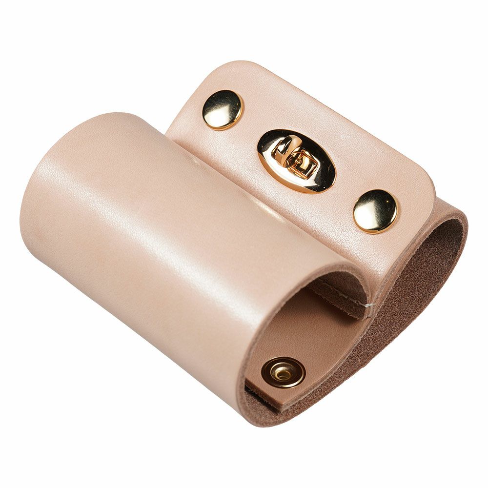 本革製　信号ラッパホルダー　ヌメ革