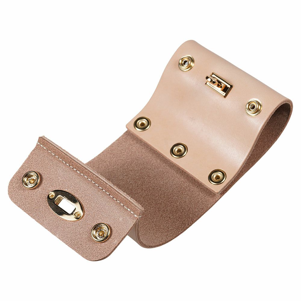 本革製　信号ラッパホルダー　ヌメ革