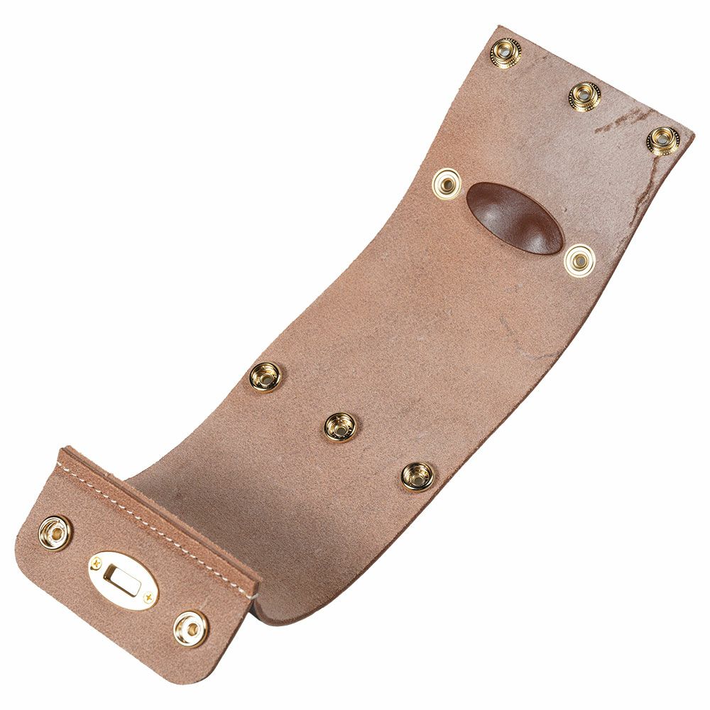 本革製　ラッパホルダー　こげ茶色