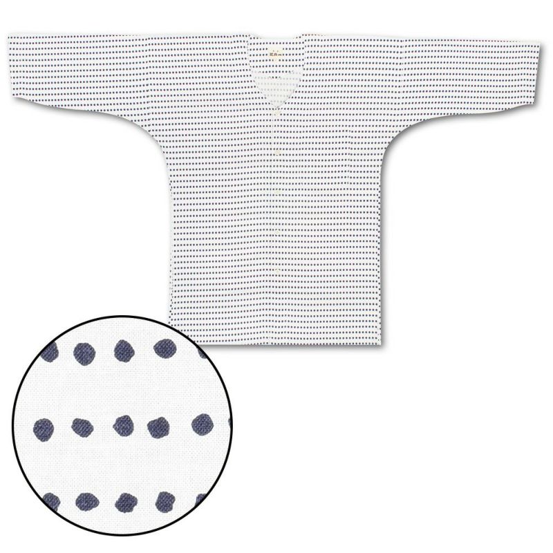 東京江戸一 子供用 鯉口シャツ 柄 豆絞 0・1・2・3号 | 祭り用品
