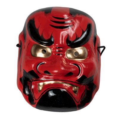 なまはげ？ 鬼の面 赤鬼 昭和 張子