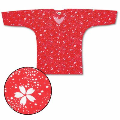 江戸一　キッズ　お祭りウェアセット　サイズ125cm 送料無料】東京 江戸一の子供用鯉口シャツ・ダボシャツ・柄