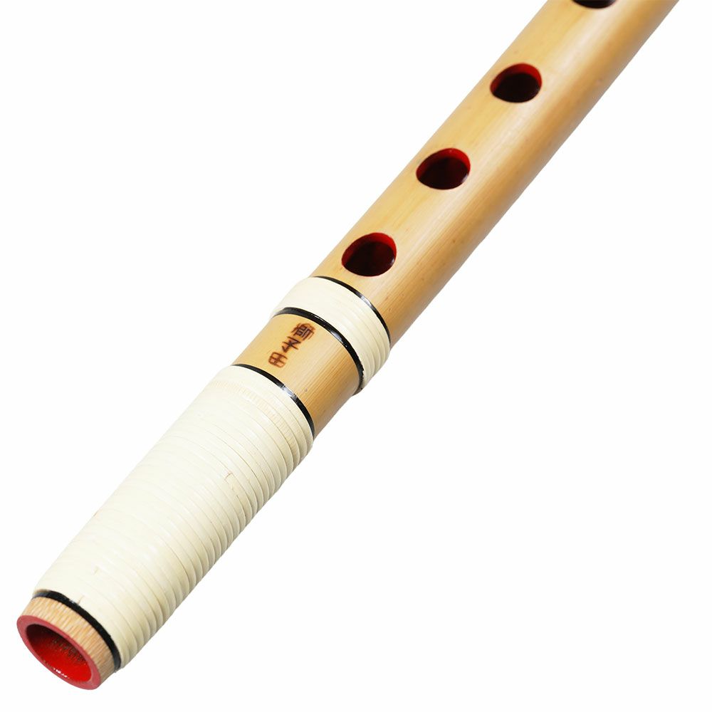 紫山　獅子田　籐両巻篠笛　7穴7本調子