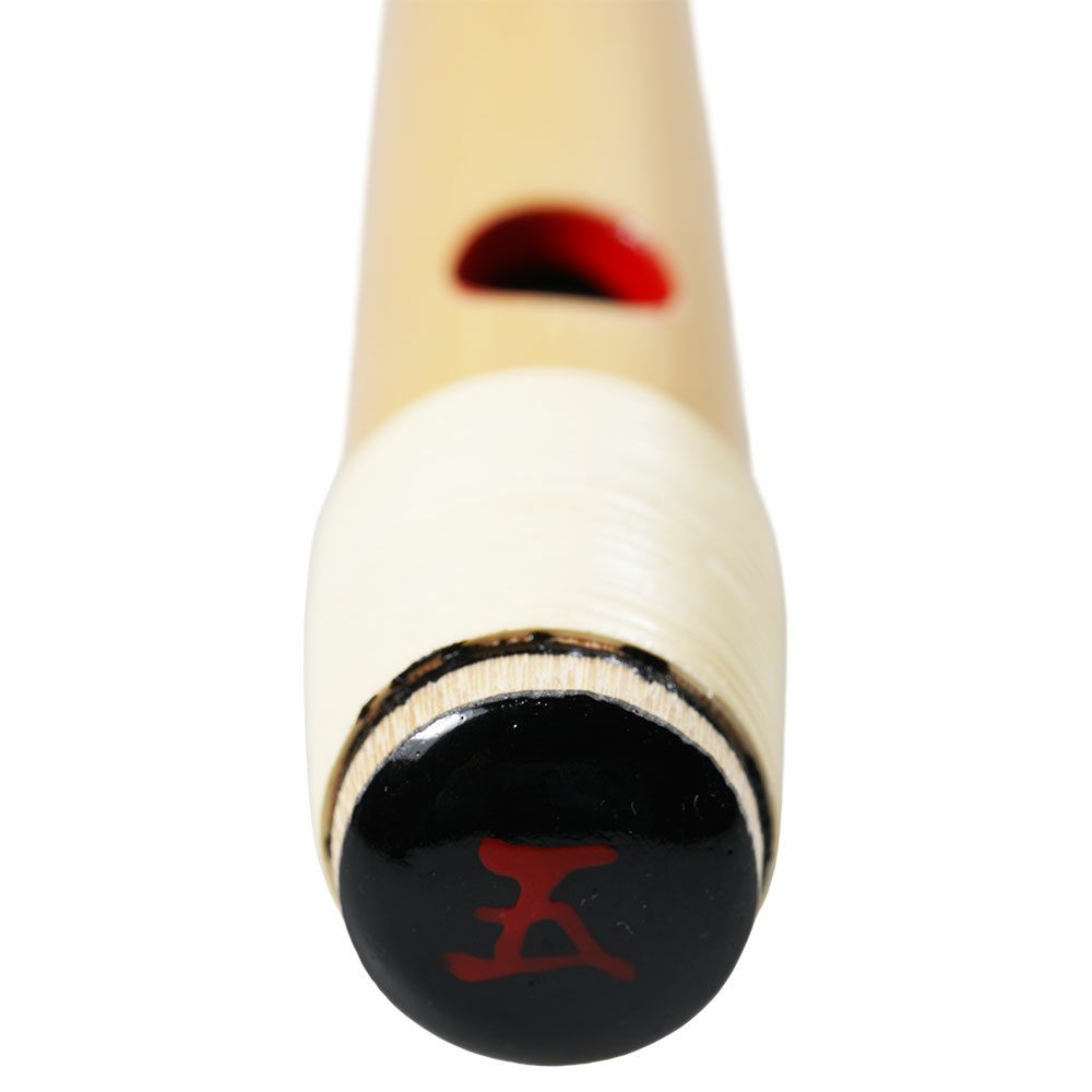 紫山　獅子田　籐両巻篠笛　7穴5本調子
