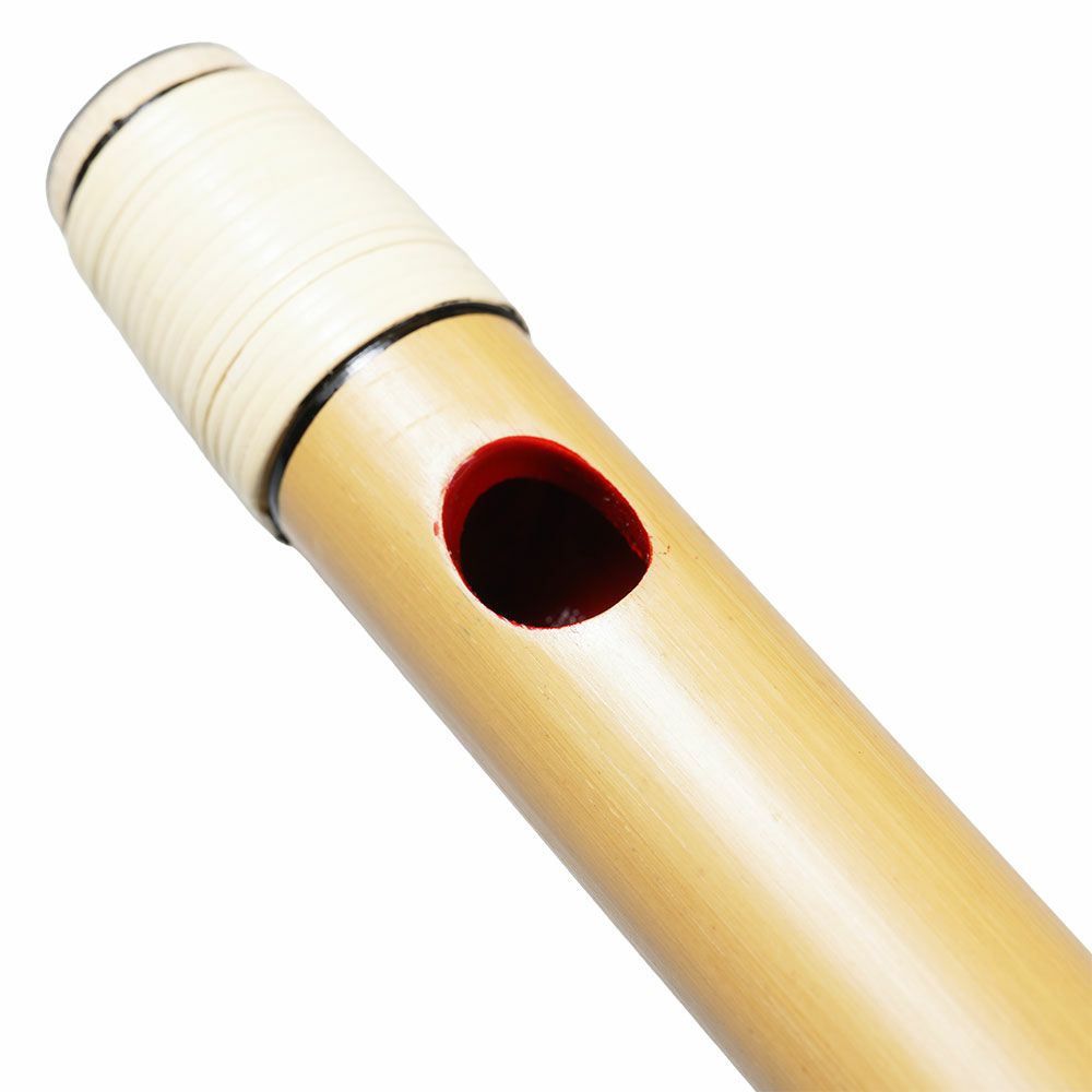 紫山　獅子田　籐両巻篠笛　7穴5本調子