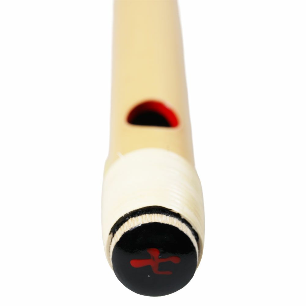 紫山　獅子田　籐両巻篠笛　6穴7本調子