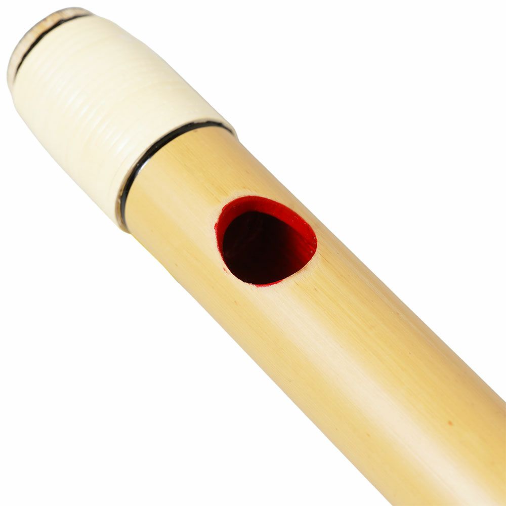 紫山　獅子田　籐両巻篠笛　6穴6本調子