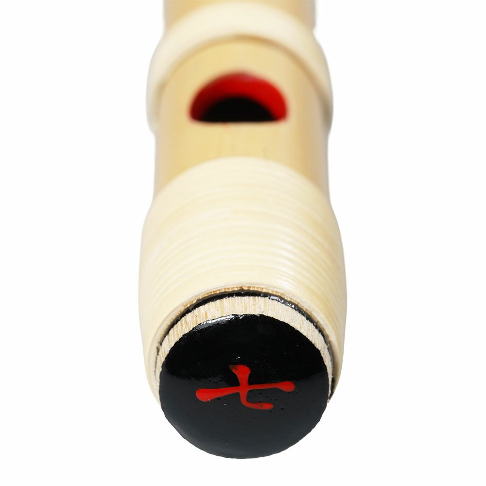 紫山　獅子田　籐本重巻篠笛　6穴7本調子