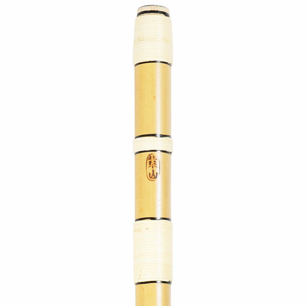 紫山　獅子田　籐本重巻篠笛　6穴7本調子