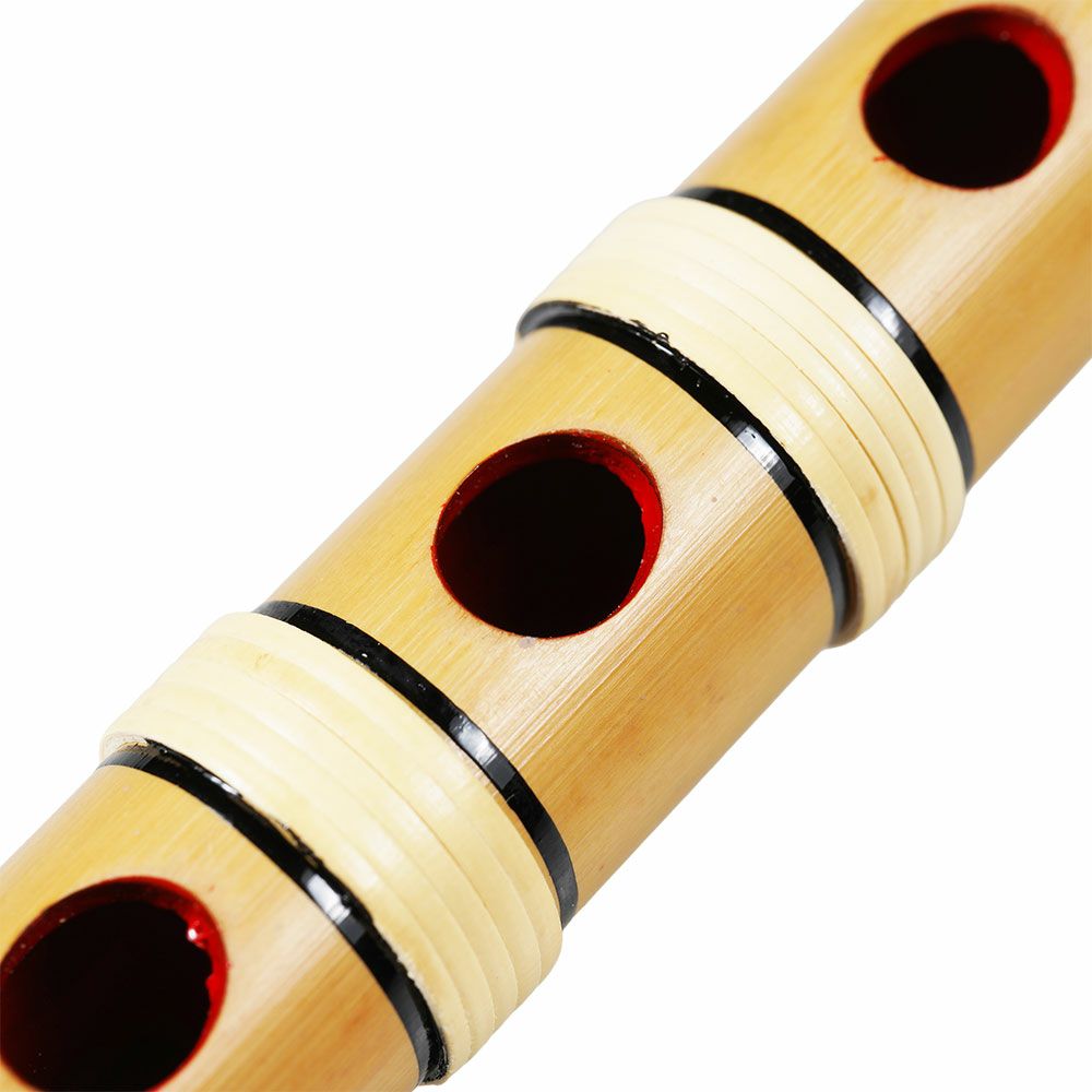 紫山　獅子田　籐本重巻篠笛　6穴7本調子