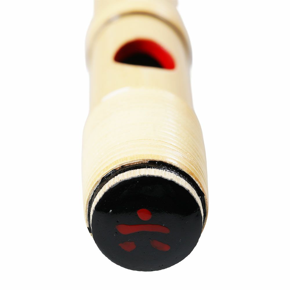 紫山　獅子田　籐本重巻篠笛　6穴6本調子