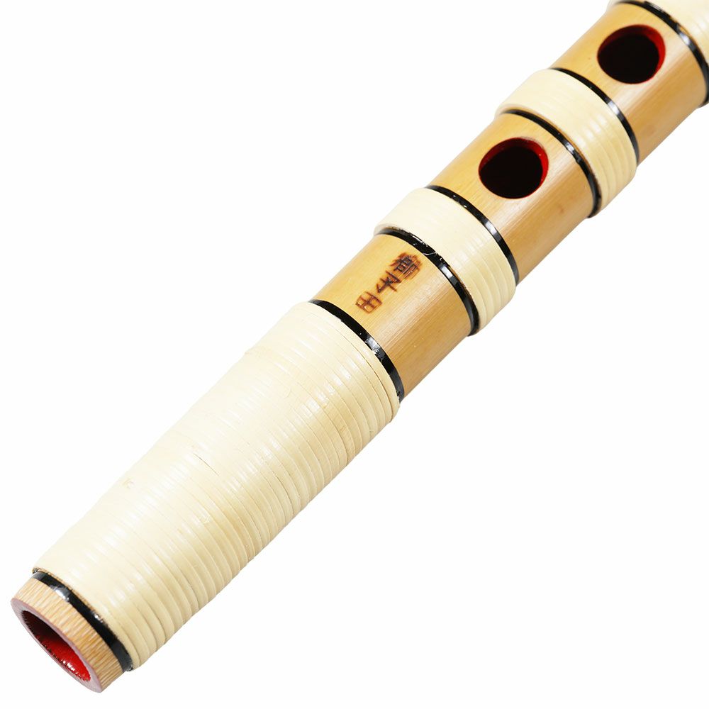 紫山　獅子田　籐本重巻篠笛　6穴6本調子