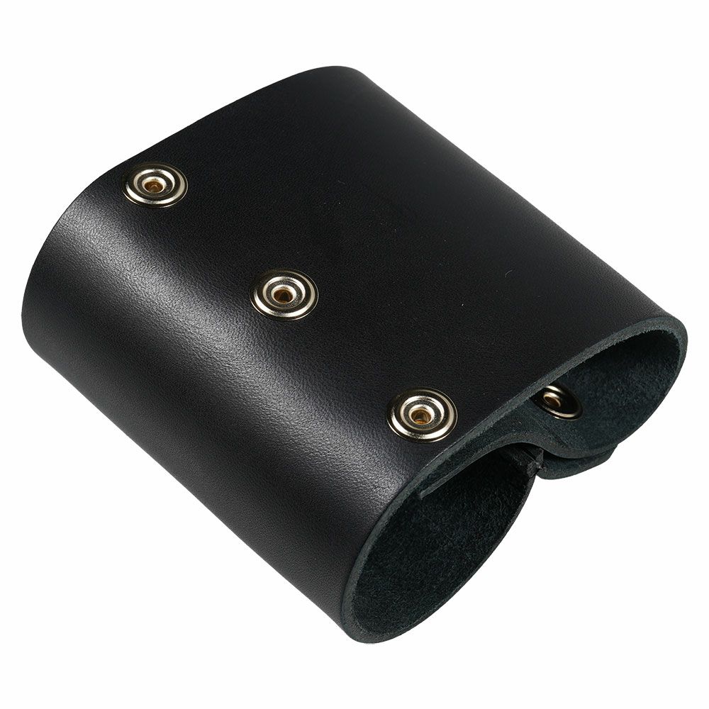 本革製　信号ラッパホルダー　黒色