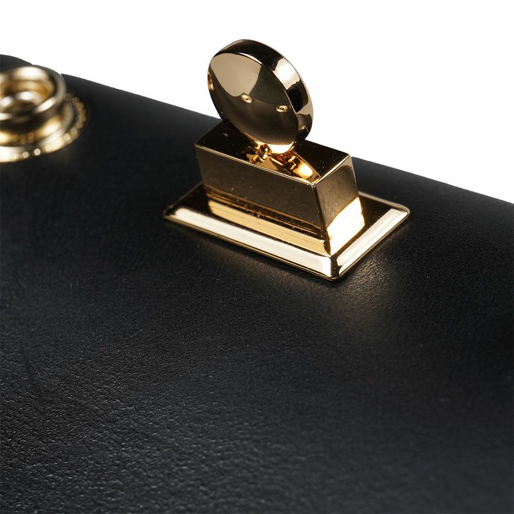 本革製　信号ラッパホルダー　黒色