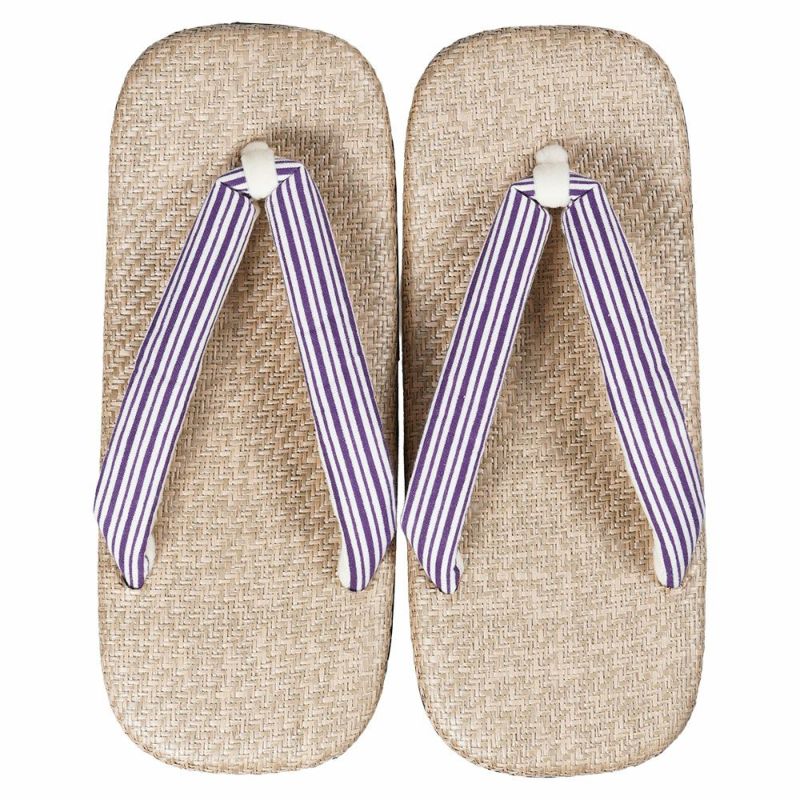 パナマ雪駄　P001　Lサイズ　雪駄底金具付き