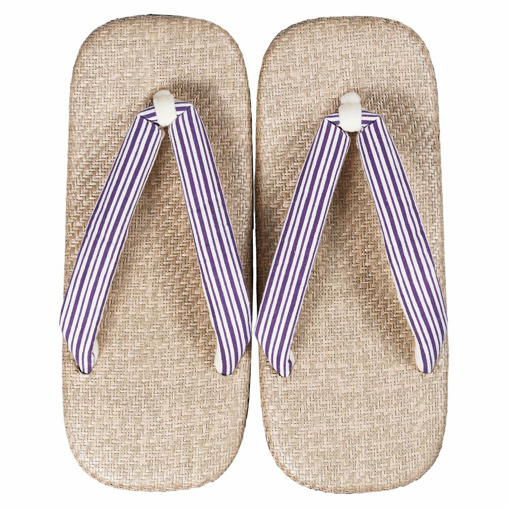 パナマ雪駄　P001　Lサイズ　雪駄底金具付き