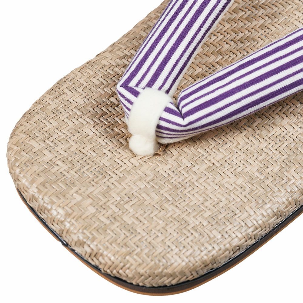 パナマ雪駄　P001　Lサイズ　雪駄底金具付き