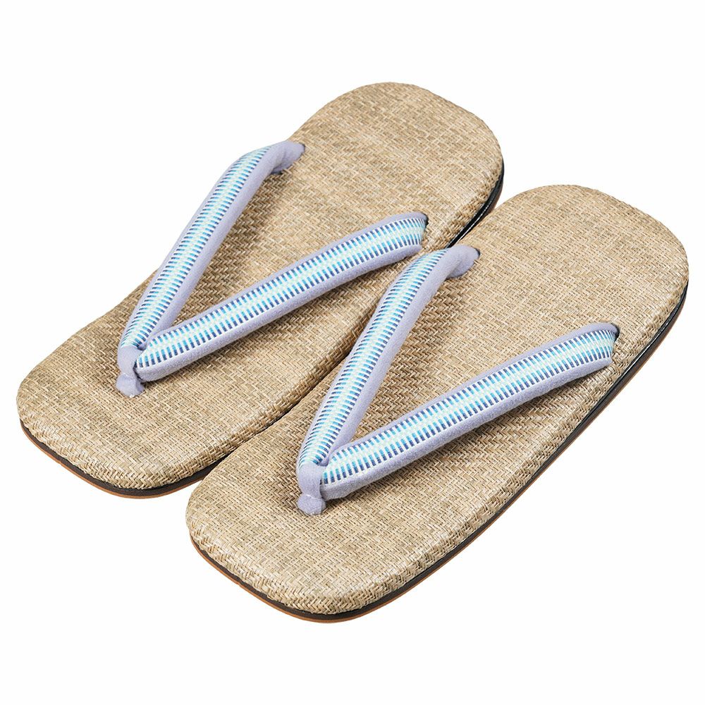 パナマ雪駄　P003　Lサイズ　雪駄底金具付き