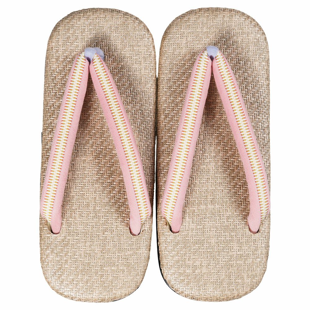 パナマ雪駄　P004　Mサイズ　雪駄底金具付き