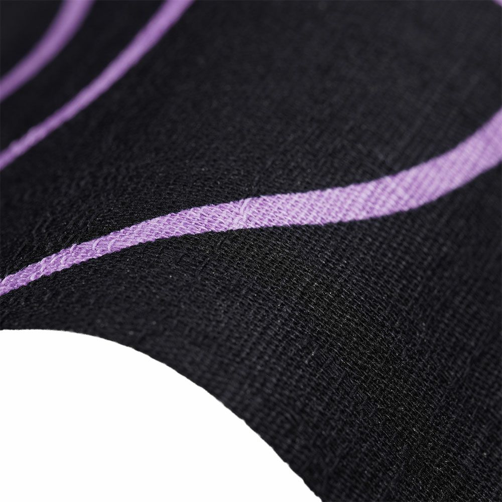 東京小粋　プリント手ぬぐいサイズ生地　薔薇　ふじ色